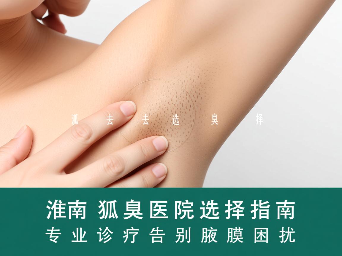 淮南去狐臭医院选择指南，专业诊疗告别腋臭困扰