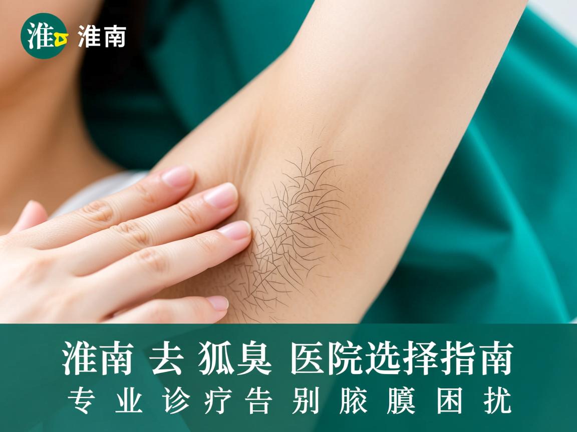 淮南去狐臭医院选择指南，专业诊疗告别腋臭困扰