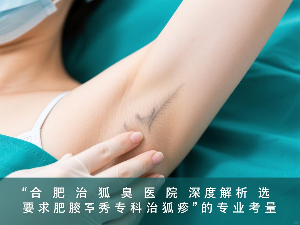 合肥治狐臭医院深度解析，选择合肥腋秀专科治狐臭的专业考量