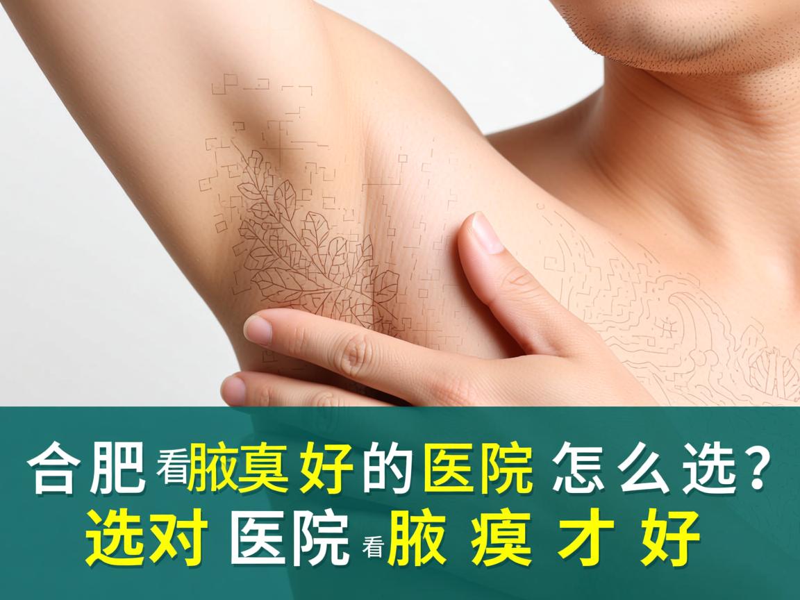 合肥看腋臭好的医院怎么选？选对医院看腋臭才好