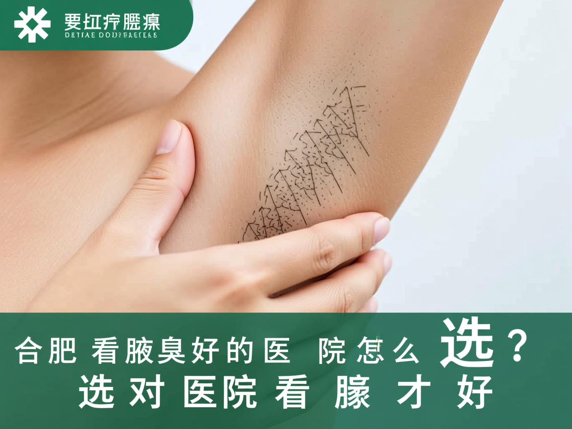 合肥看腋臭好的医院怎么选？选对医院看腋臭才好