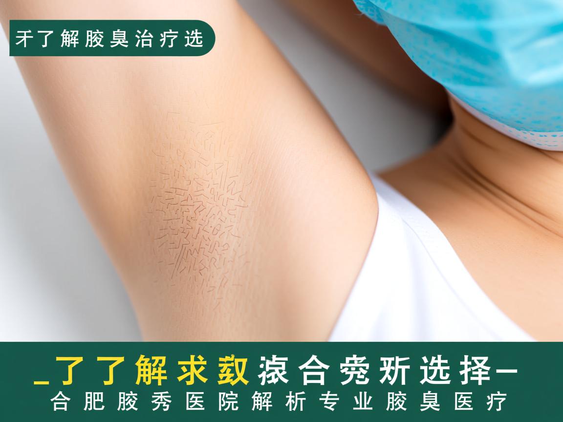 了解腋臭治疗选择 合肥腋秀医院解析专业腋臭医疗