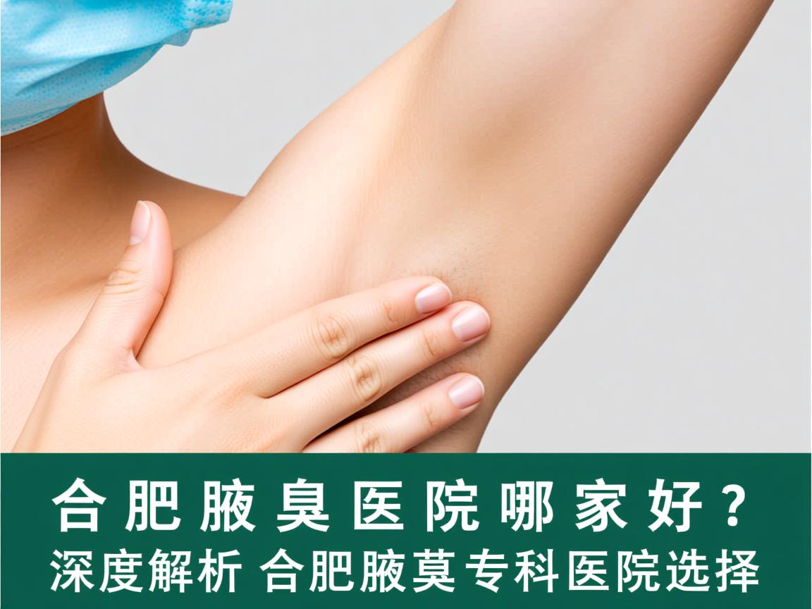 合肥治腋臭医院哪家好？深度解析合肥腋臭专科医院选择