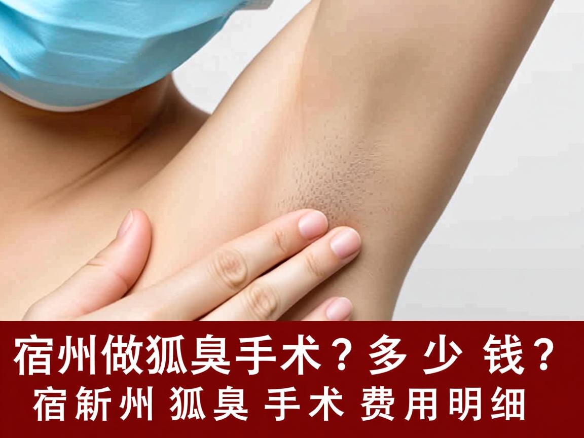 宿州做狐臭手术多少钱?解析宿州狐臭手术费用明细 宿州做狐臭手术多少钱?解析宿州狐臭手术费用明细