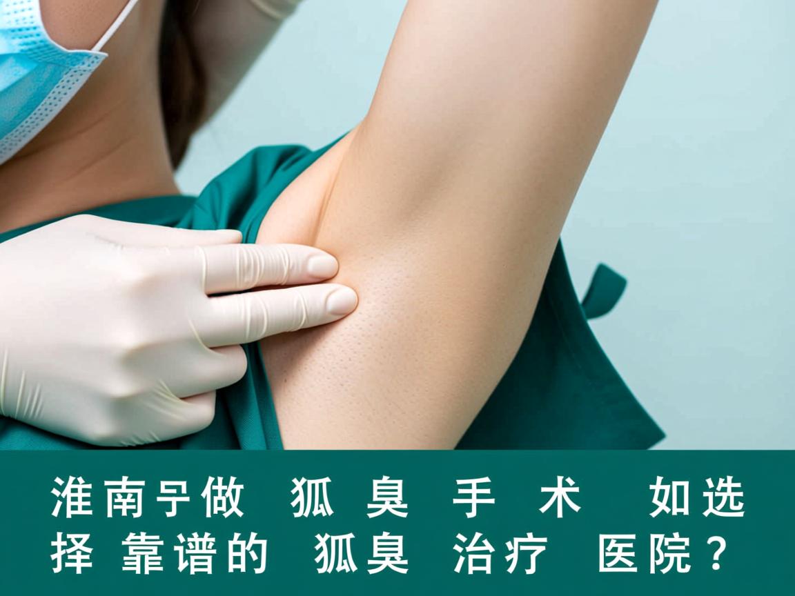 淮南做狐臭手术,如何选择靠谱的狐臭治疗医院? 淮南做狐臭手术,如何选择靠谱的狐臭治疗医院?