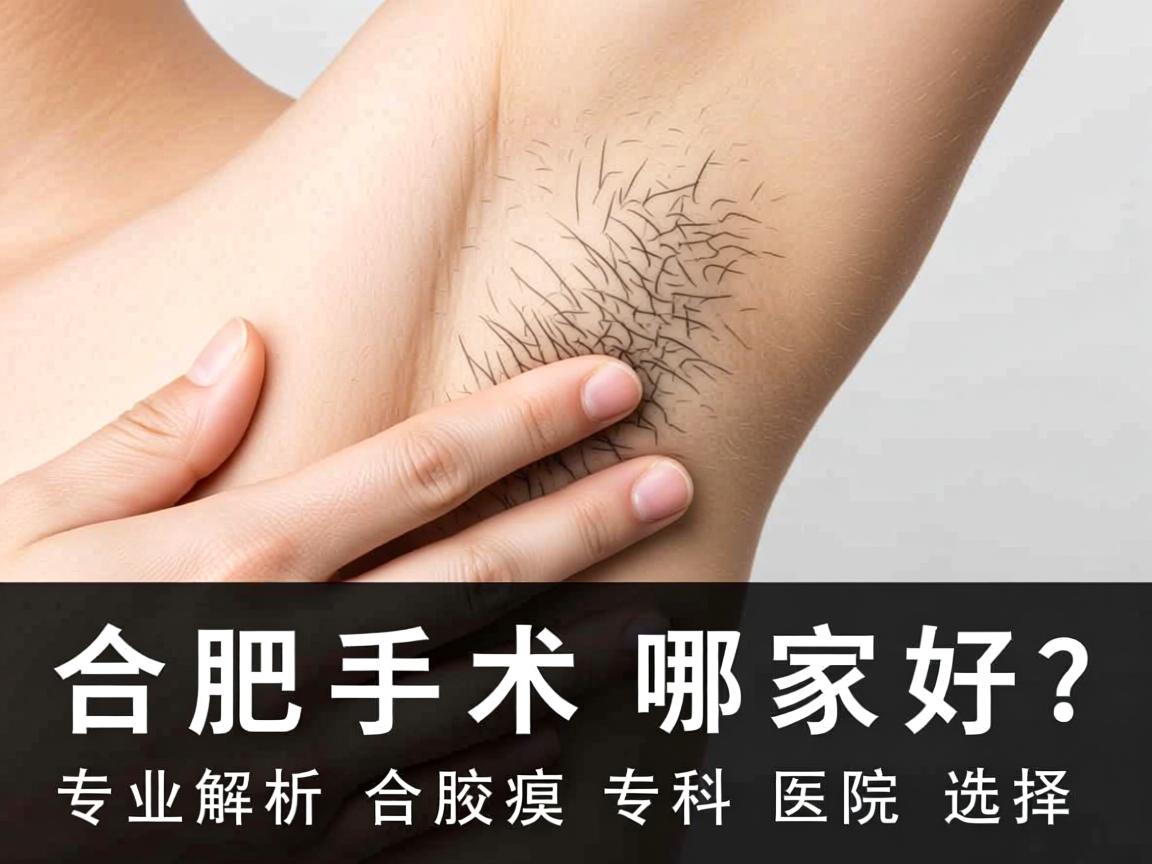 合肥腋臭手术哪家好？专业解析合肥腋臭专科医院选择
