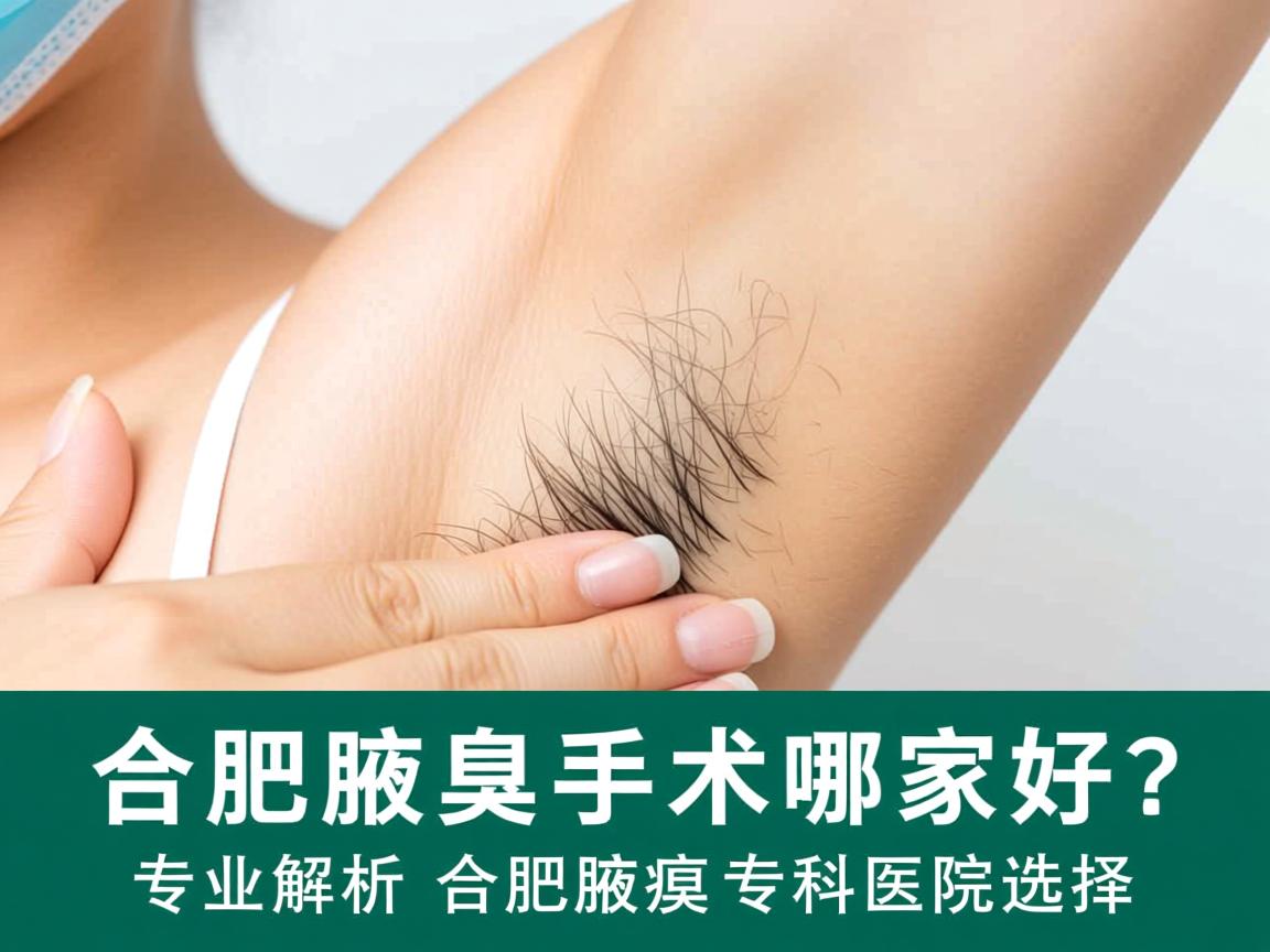 合肥腋臭手术哪家好？专业解析合肥腋臭专科医院选择