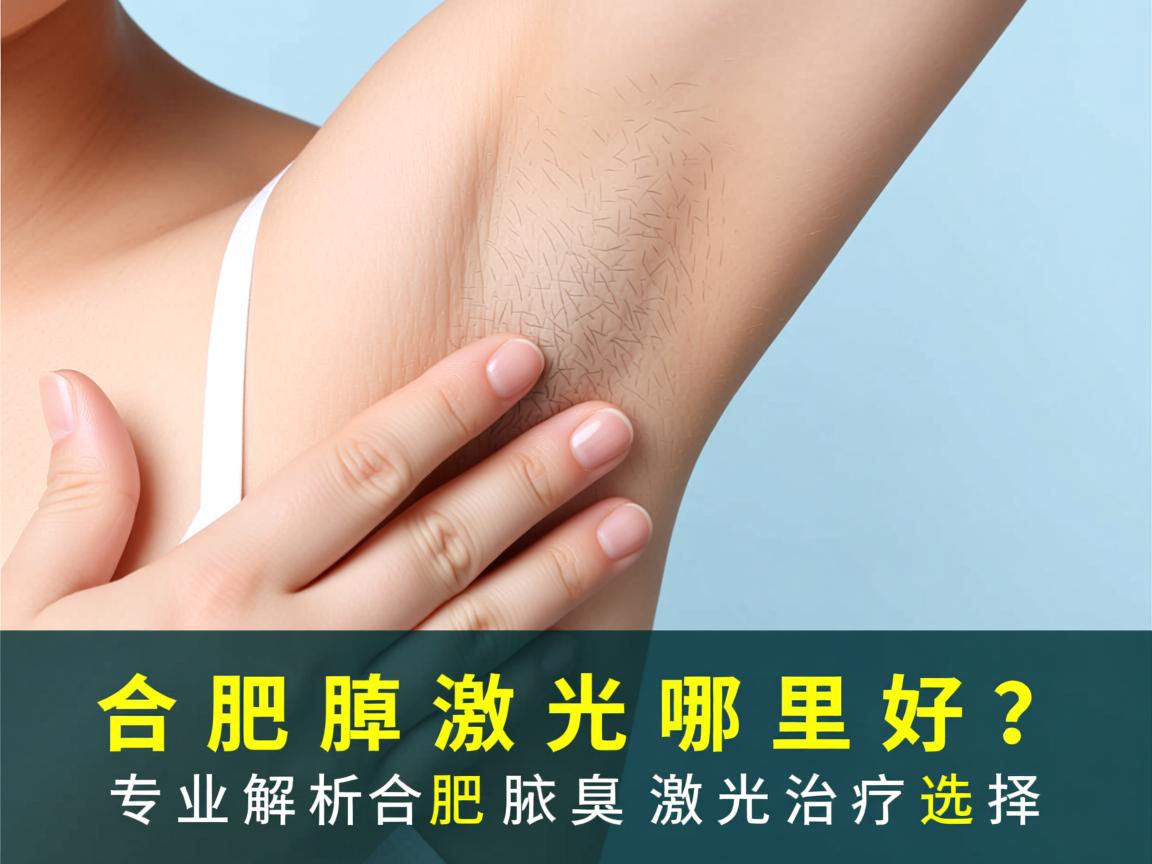 合肥腋臭激光哪里好？专业解析合肥腋臭激光治疗选择