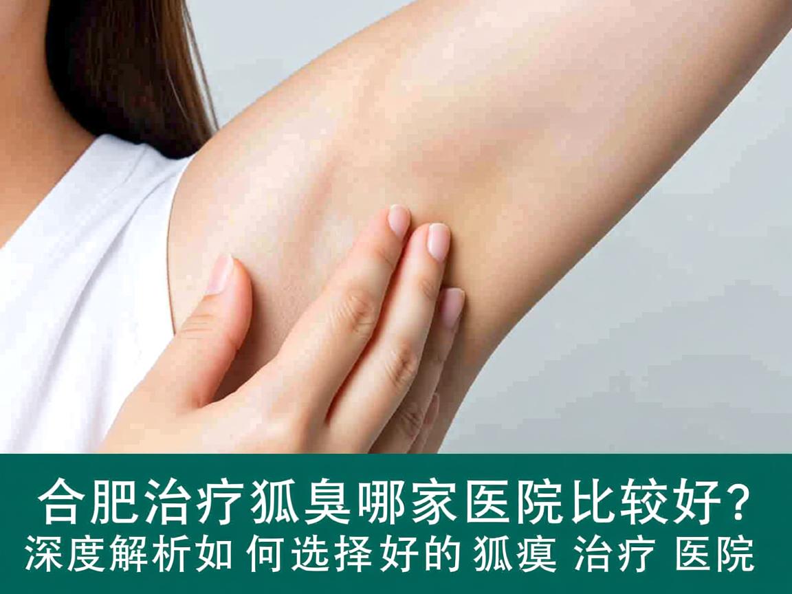 合肥治疗狐臭哪家医院比较好？深度解析如何选择好的狐臭治疗医院