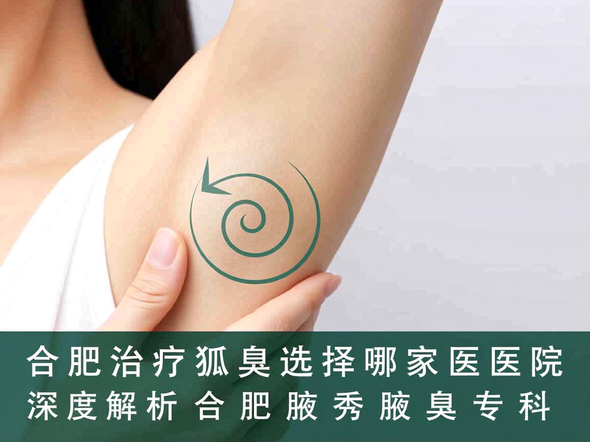 合肥治疗狐臭选择哪家医院？深度解析合肥腋秀腋臭专科