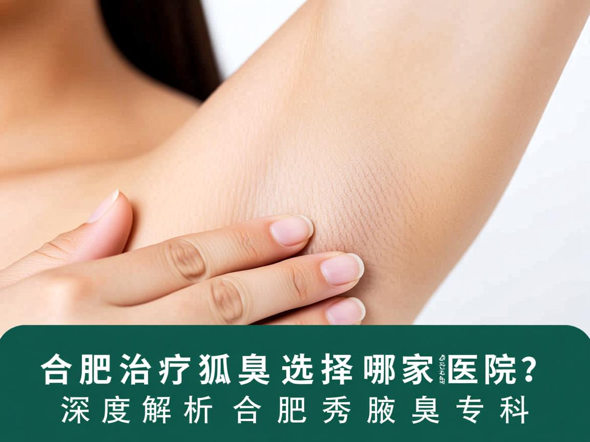 合肥治疗狐臭选择哪家医院？深度解析合肥腋秀腋臭专科
