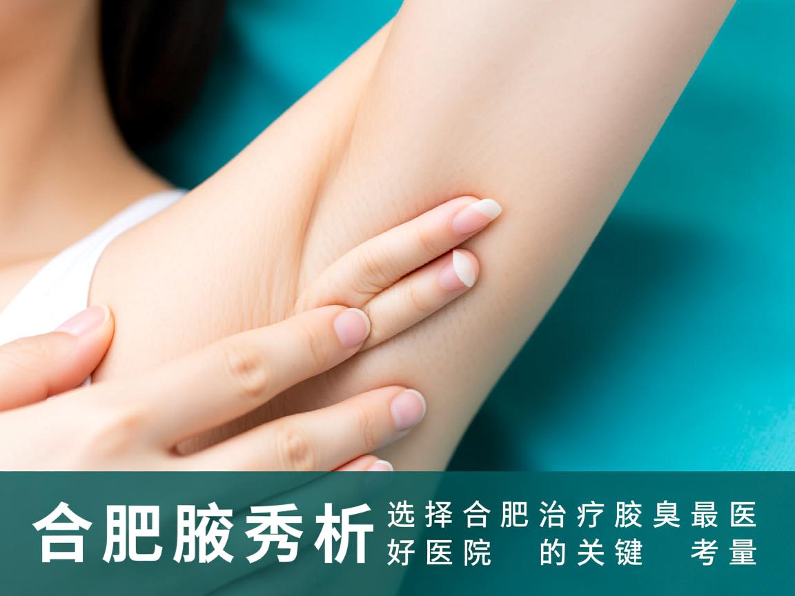 合肥腋秀解析,选择合肥治疗腋臭最好医院的关键考量 合肥腋秀解析,选择合肥治疗腋臭最好医院的关键考量