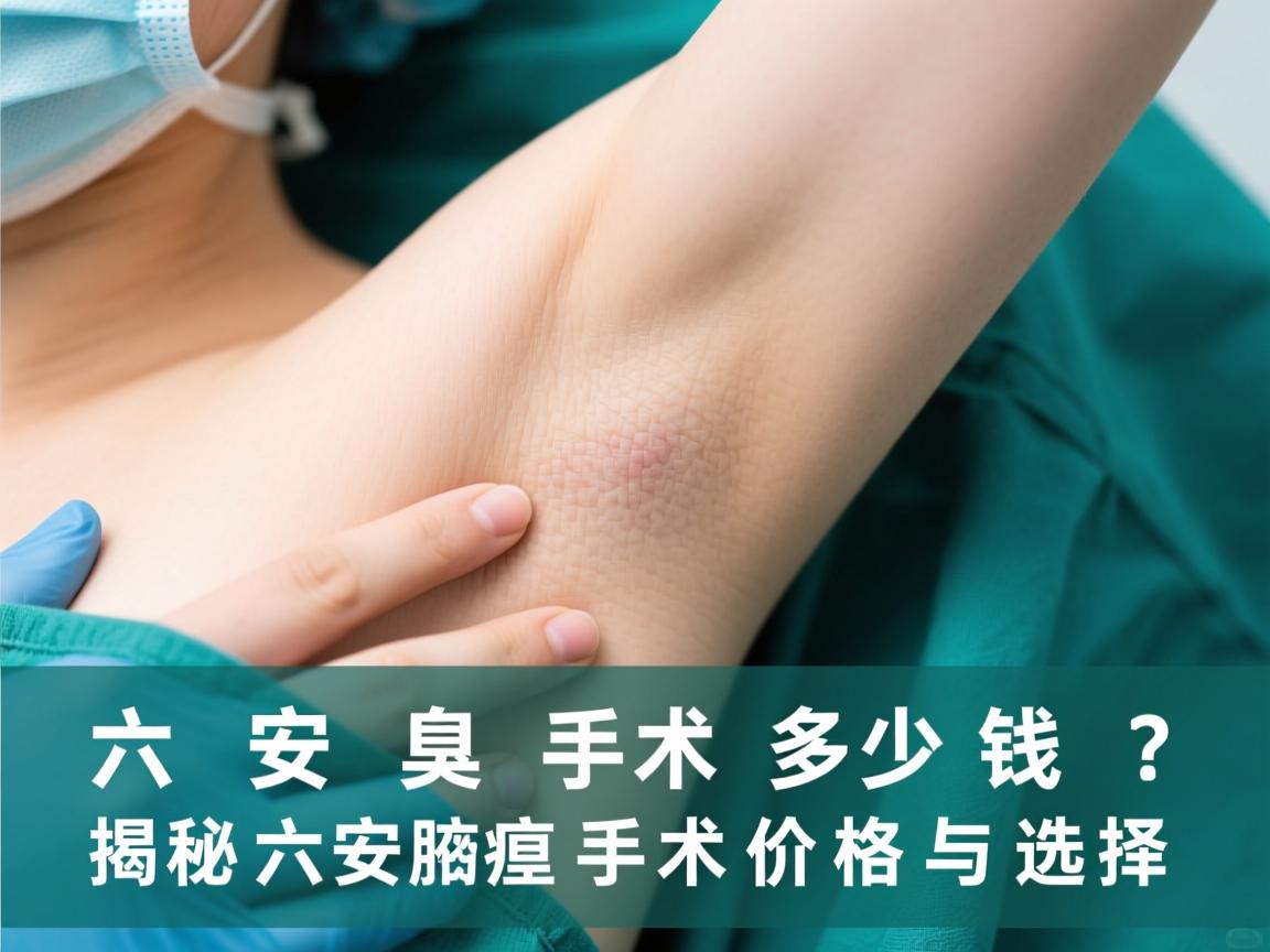 六安腋臭手术多少钱？揭秘六安腋臭手术价格与选择