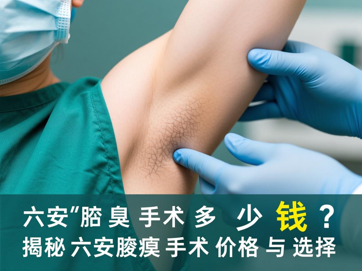 六安腋臭手术多少钱？揭秘六安腋臭手术价格与选择