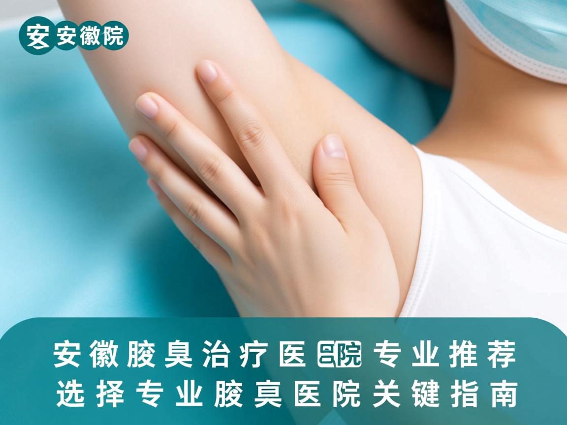 安徽腋臭治疗医院专业推荐，选择专业腋臭医院的关键指南