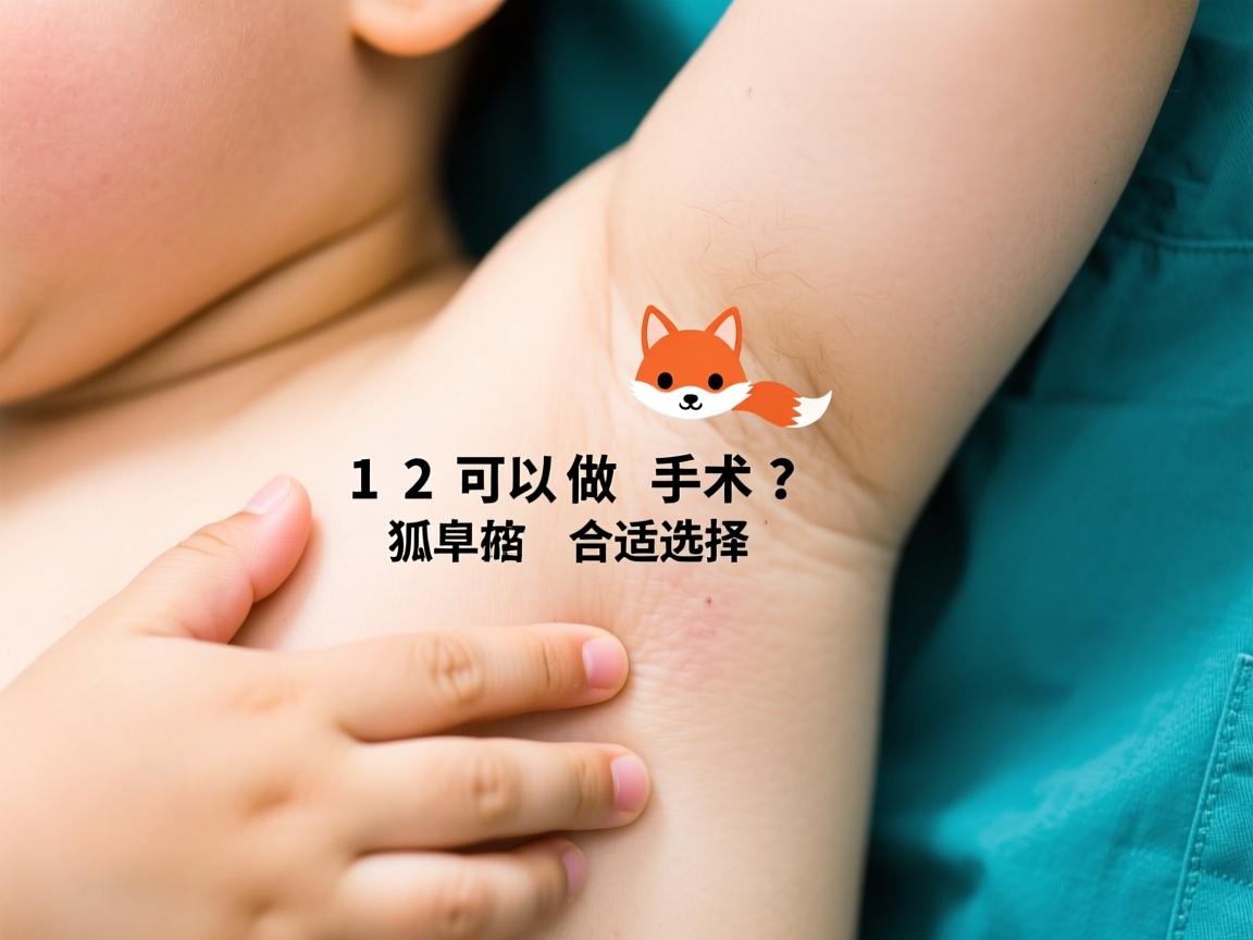 12岁可以做狐臭手术吗？解析宿州狐臭手术的合适选择
