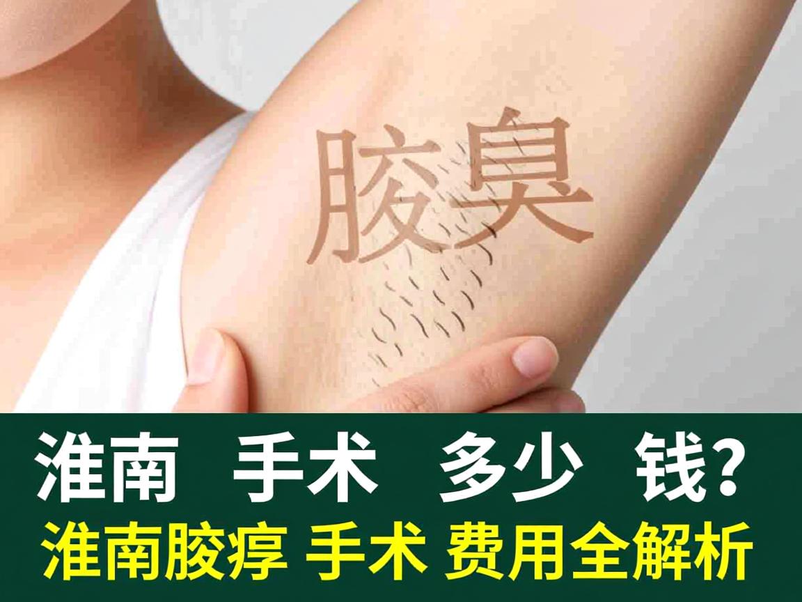 淮南腋臭手术多少钱?淮南腋臭手术费用全解析 淮南腋臭手术多少钱?淮南腋臭手术费用全解析