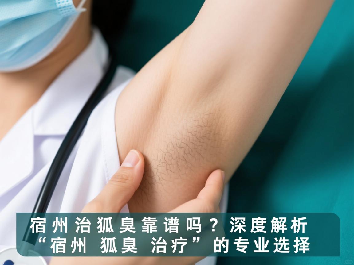宿州治狐臭靠谱吗？深度解析宿州狐臭治疗的专业选择