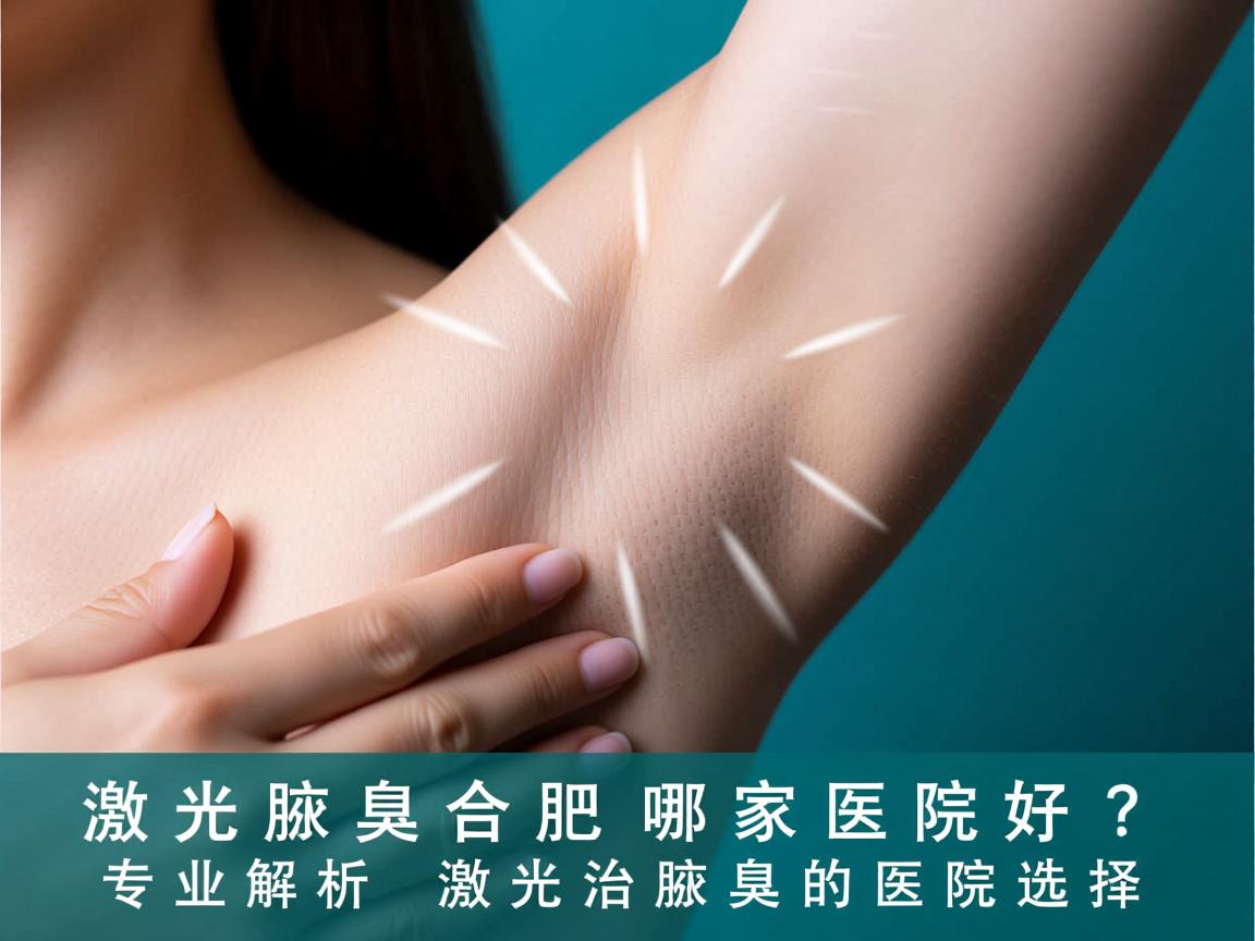 激光治腋臭合肥哪家医院好？专业解析激光治腋臭的医院选择