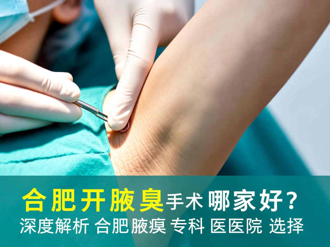 合肥开腋臭手术哪家好？深度解析合肥腋臭专科医院选择