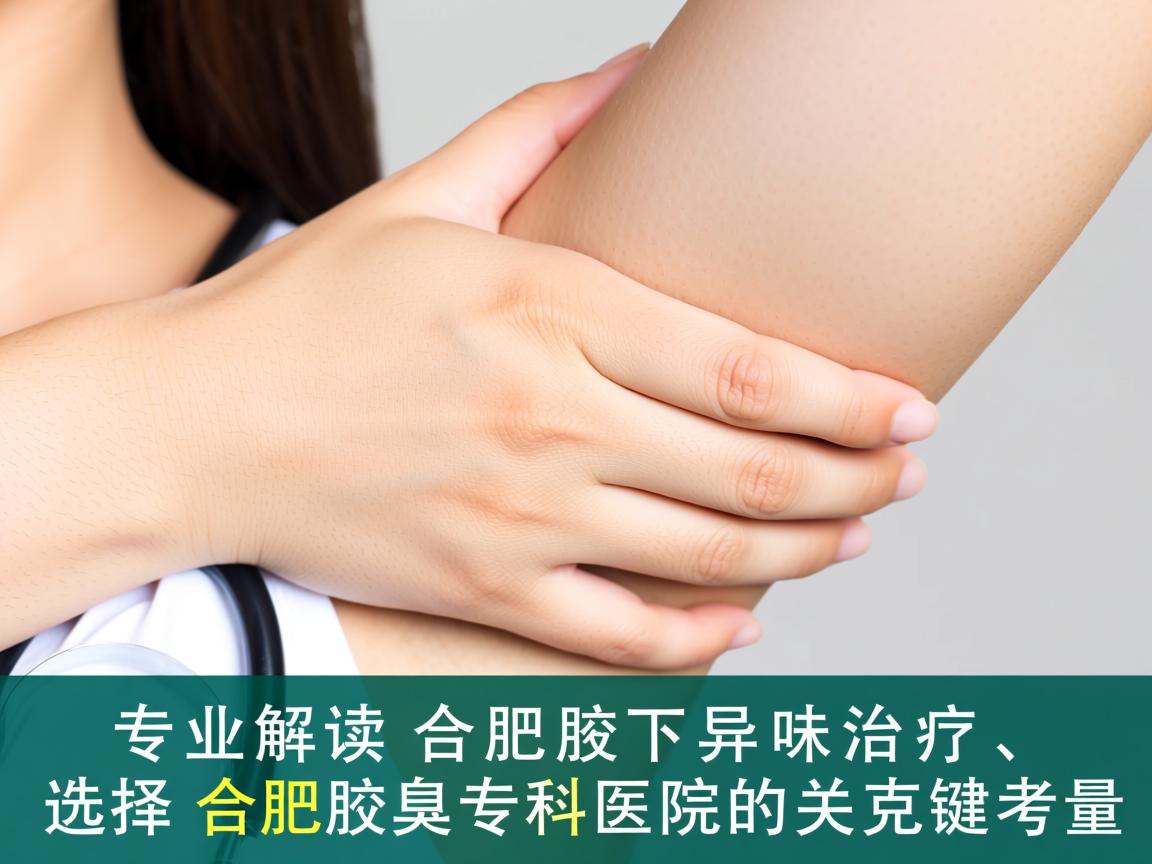专业解读合肥腋下异味治疗，选择合肥腋臭专科医院的关键考量
