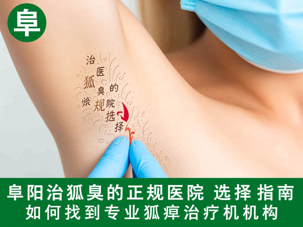 阜阳治狐臭的正规医院选择指南，如何找到专业狐臭治疗机构