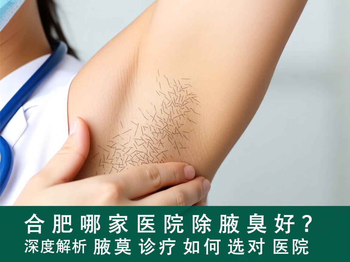 合肥哪家医院去除腋臭好？深度解析腋臭诊疗如何选对医院