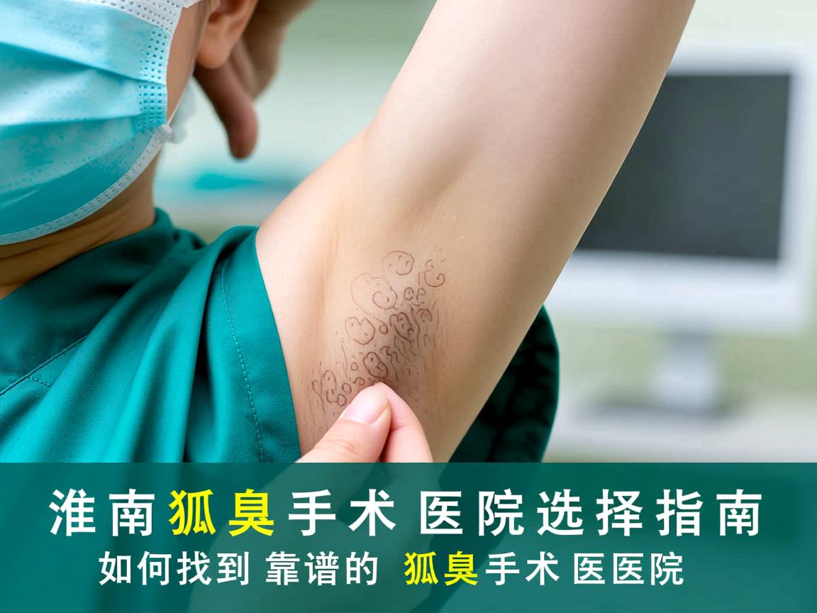 淮南狐臭手术医院选择指南，如何找到靠谱的狐臭手术医院