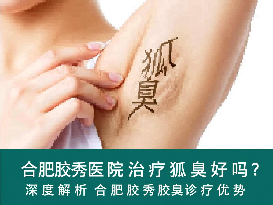 合肥腋秀医院治疗狐臭好吗？深度解析合肥腋秀腋臭诊疗优势