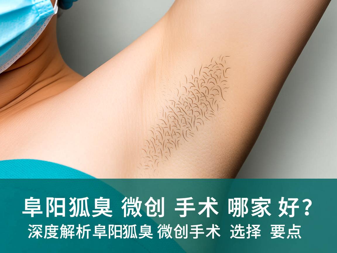阜阳狐臭微创手术哪家好？深度解析阜阳狐臭微创手术选择要点