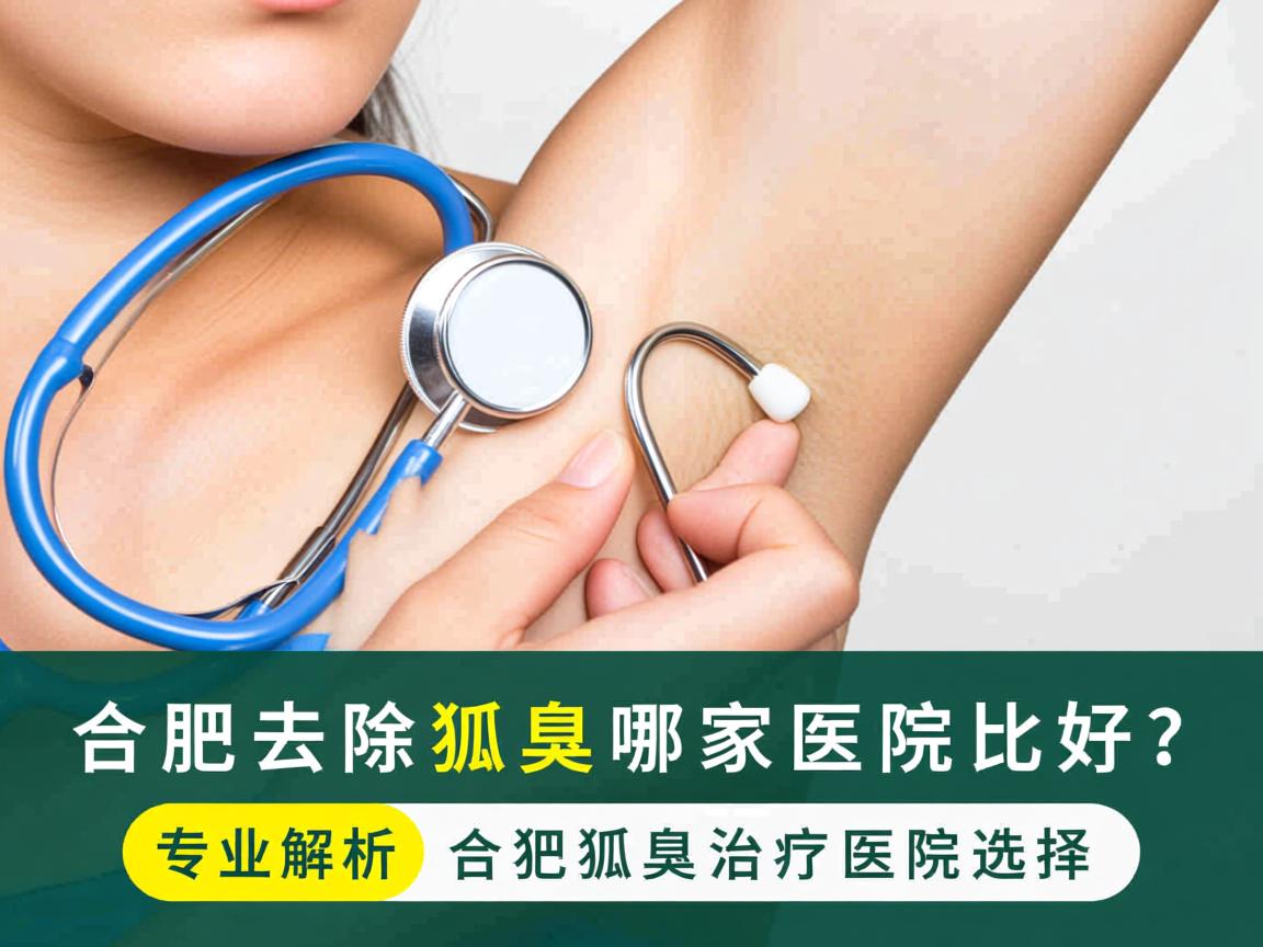 合肥去除狐臭哪家医院比较好？专业解析合肥狐臭治疗医院选择