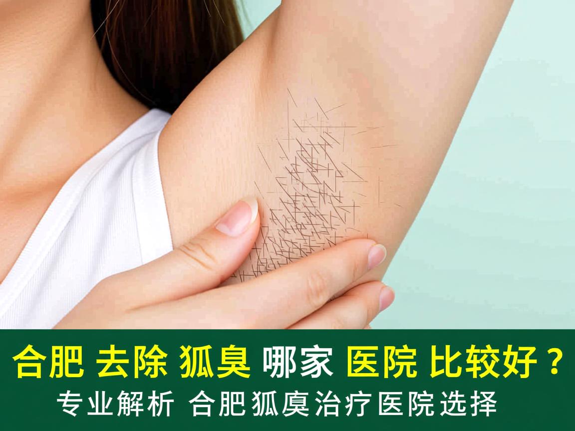 合肥去除狐臭哪家医院比较好？专业解析合肥狐臭治疗医院选择