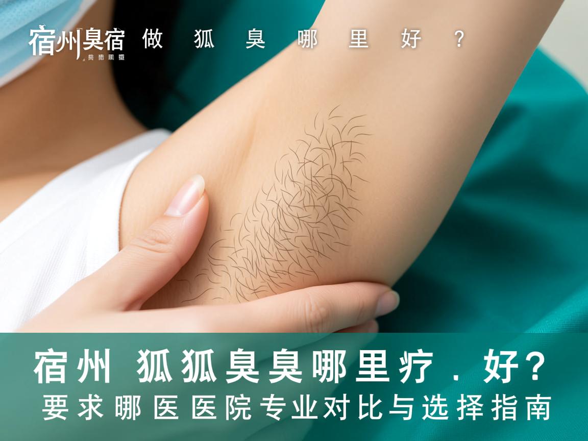 宿州做狐臭哪里好？宿州狐臭医院专业对比与选择指南