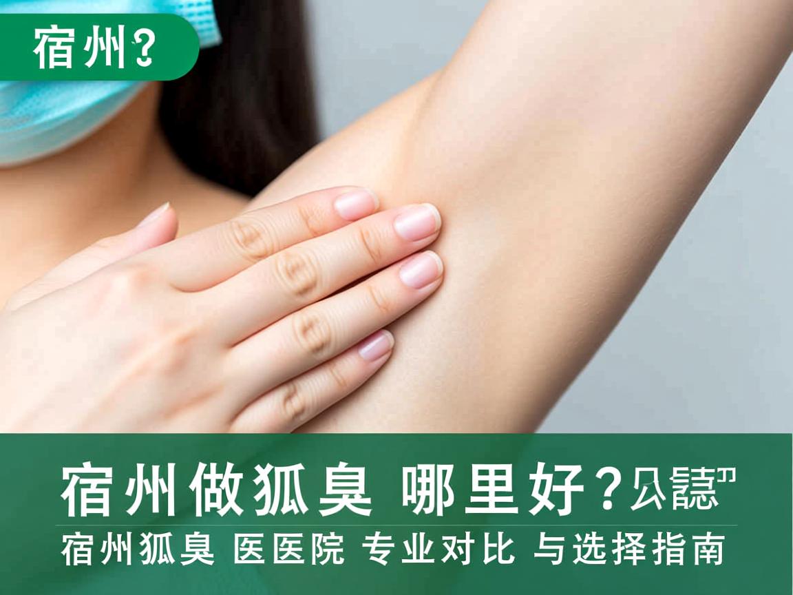 宿州做狐臭哪里好？宿州狐臭医院专业对比与选择指南