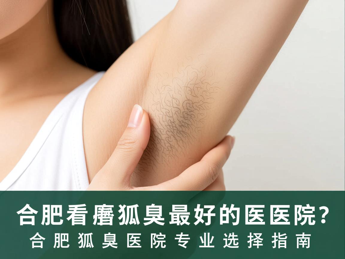 合肥看狐臭最好的医院？合肥狐臭医院专业选择指南