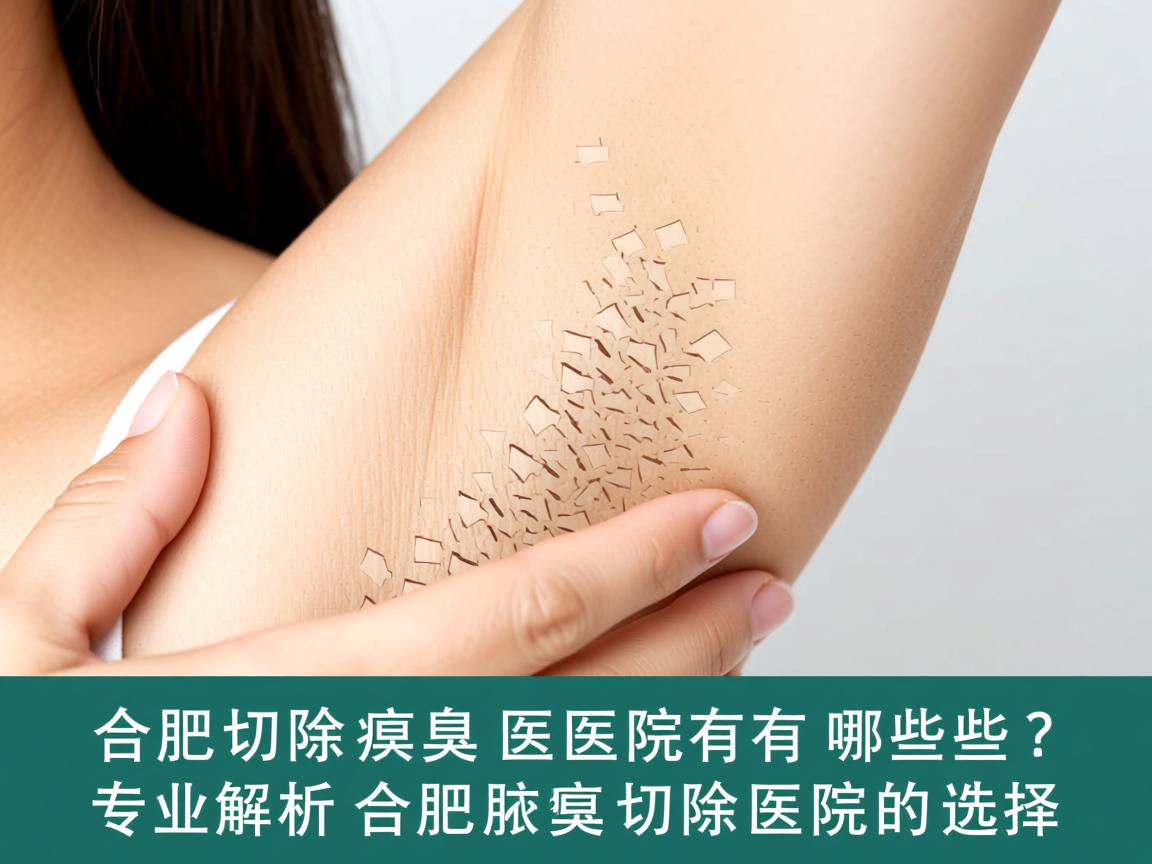 合肥切除腋臭医院有哪些？专业解析合肥腋臭切除医院的选择