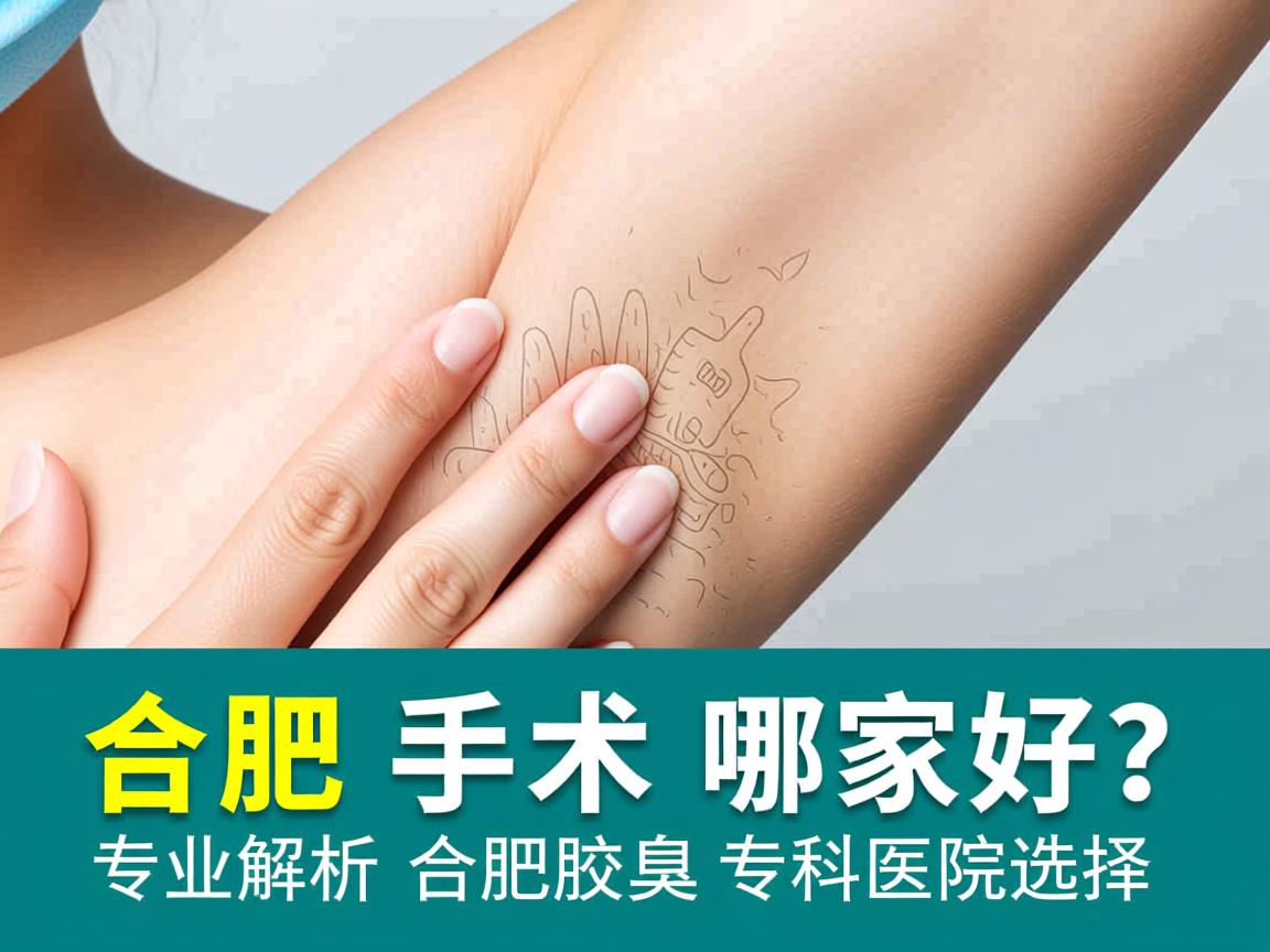 合肥腋臭手术哪家好？专业解析合肥腋臭专科医院选择