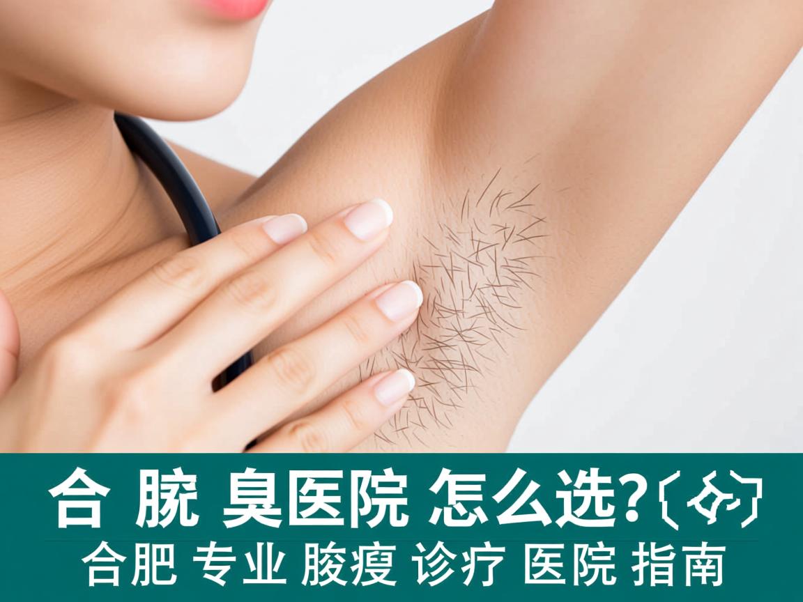 合肥腋臭医院怎么选？合肥专业腋臭诊疗医院指南