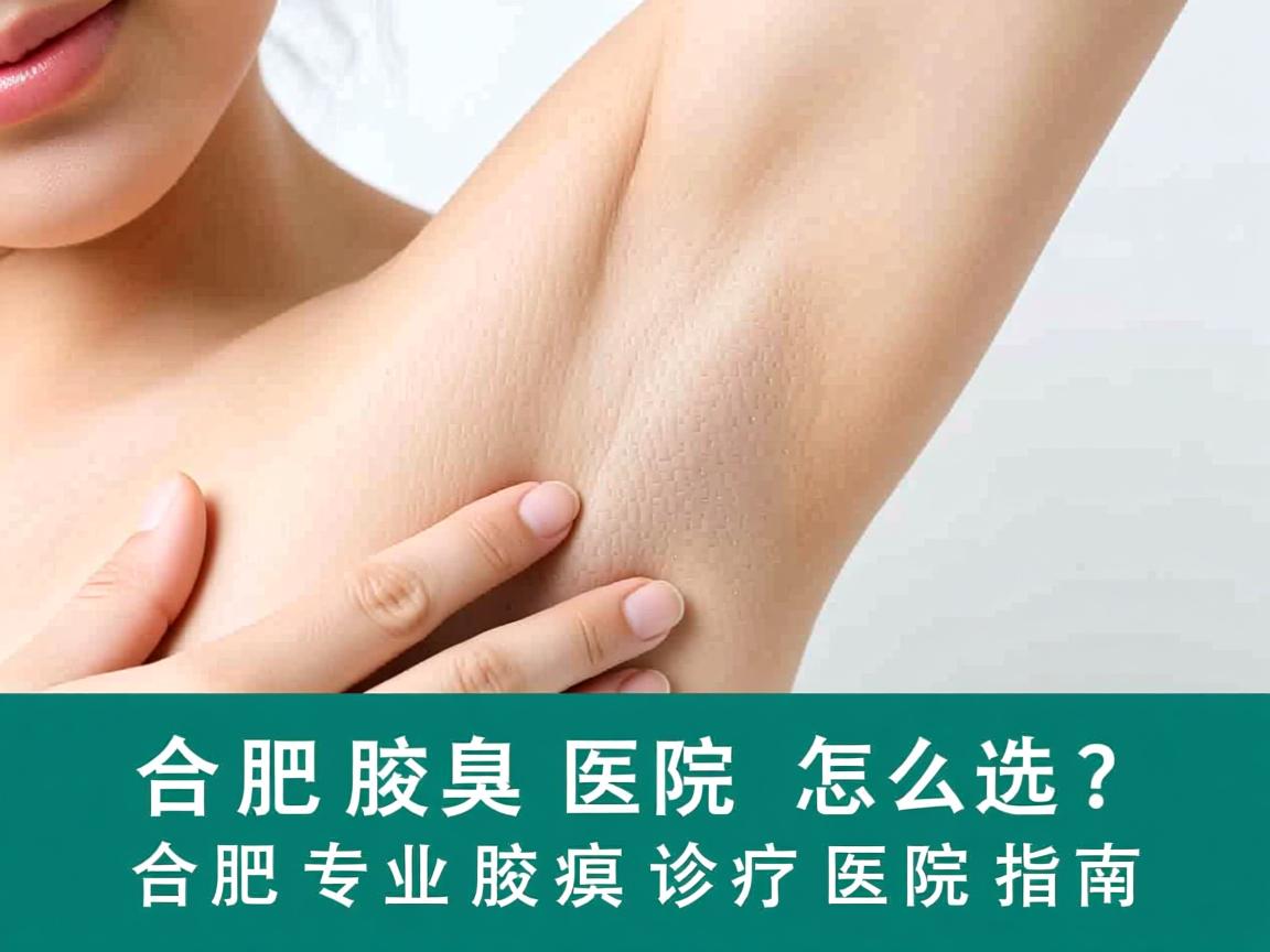 合肥腋臭医院怎么选？合肥专业腋臭诊疗医院指南