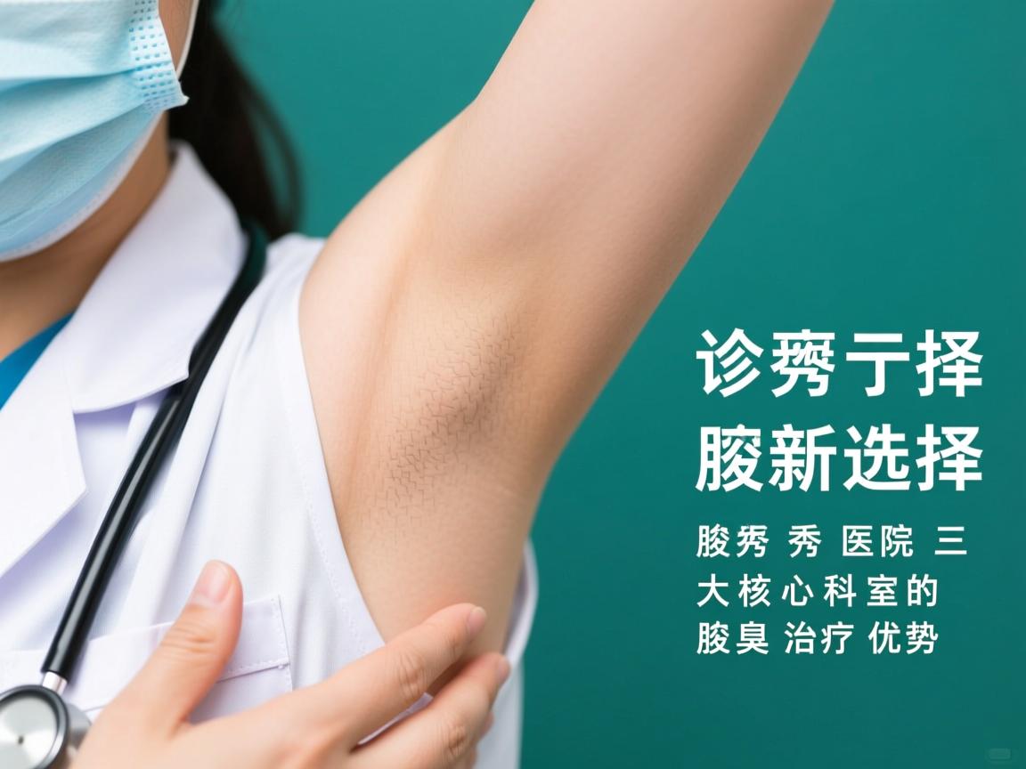 腋臭诊疗新选择，解析腋秀医院三大核心科室的腋臭治疗优势