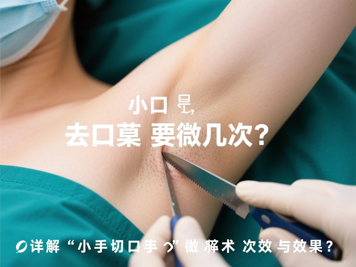 小切口去腋臭要做几次？详解小切口手术次数与效果