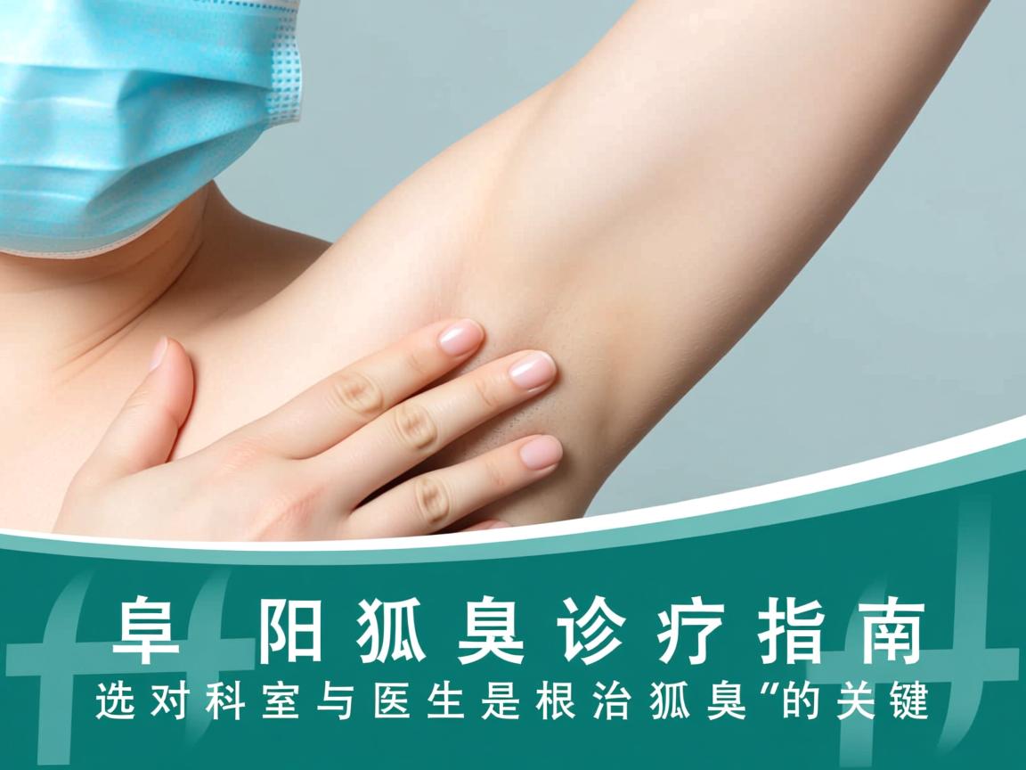 阜阳狐臭诊疗指南，选对科室与医生是根治狐臭的关键