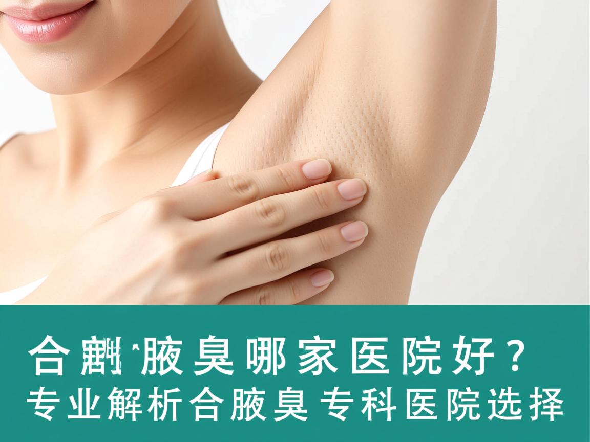 合肥割腋臭哪家医院好？专业解析合肥腋臭专科医院选择