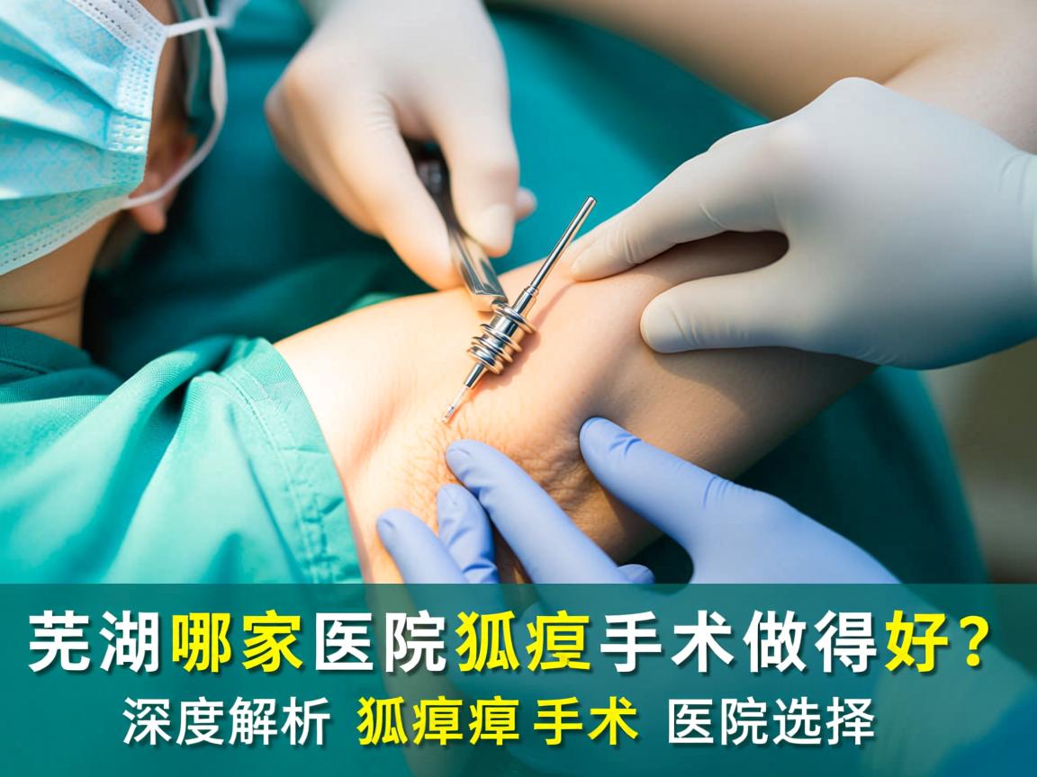 芜湖哪家医院狐臭手术做得好？深度解析狐臭手术医院选择