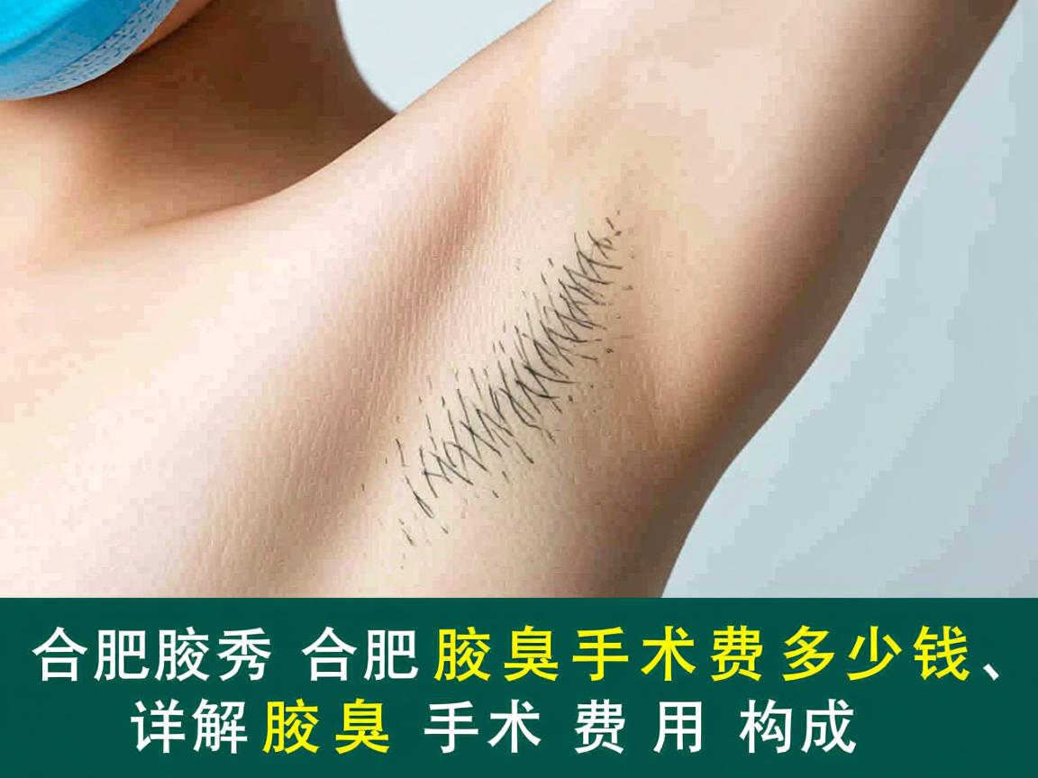 合肥腋秀解析，合肥腋臭手术费多少钱，详解腋臭手术费用构成