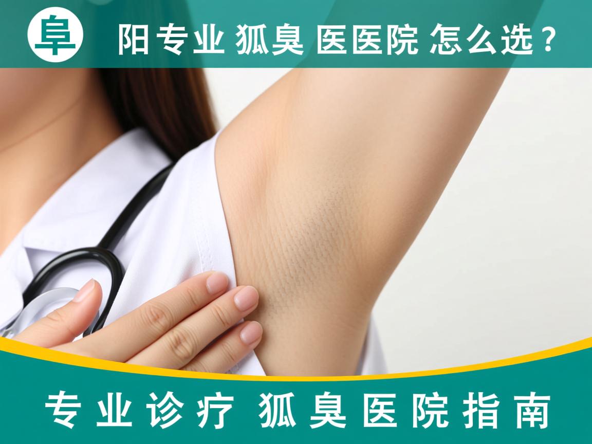 阜阳专业狐臭医院怎么选？专业诊疗狐臭医院指南
