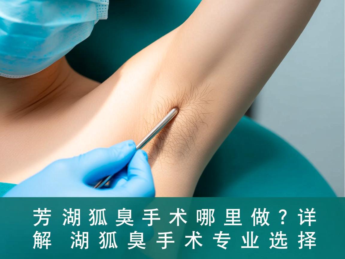 芜湖狐臭手术哪里做？详解芜湖狐臭手术专业选择