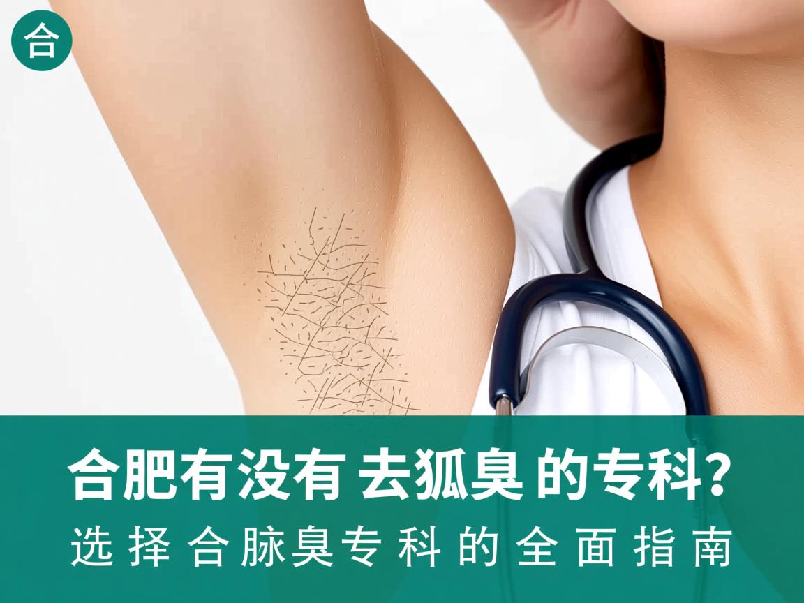 合肥有没有去狐臭的专科？选择合肥腋臭专科的全面指南