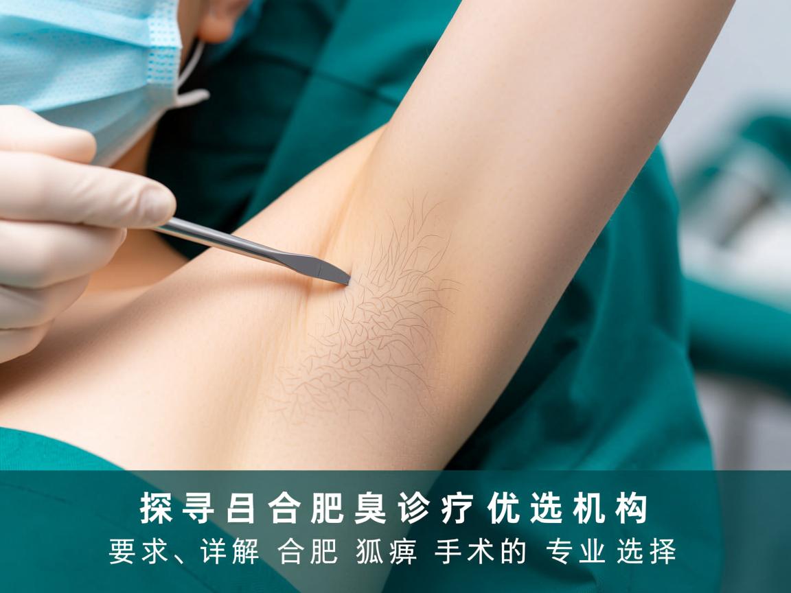 探寻合肥狐臭诊疗优选机构，详解合肥狐臭手术的专业选择