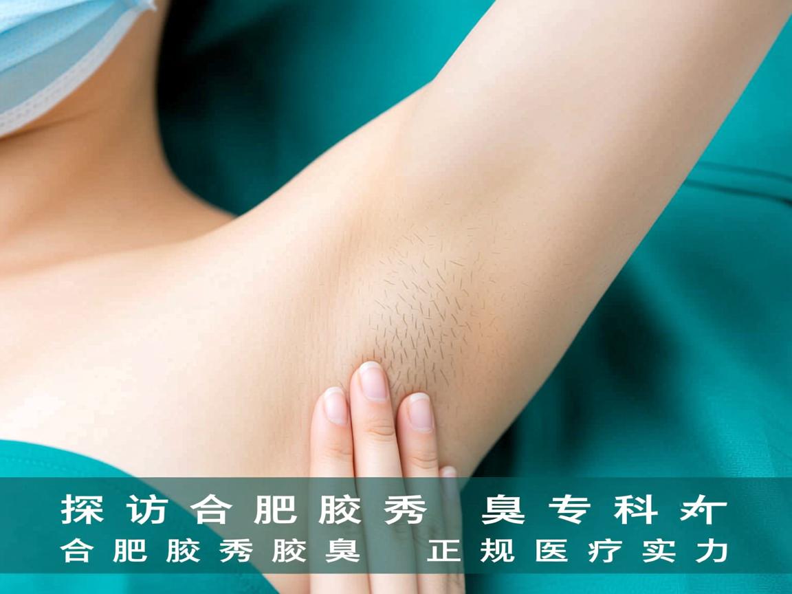 探访合肥腋秀腋臭专科，解析合肥腋秀腋臭正规医疗实力